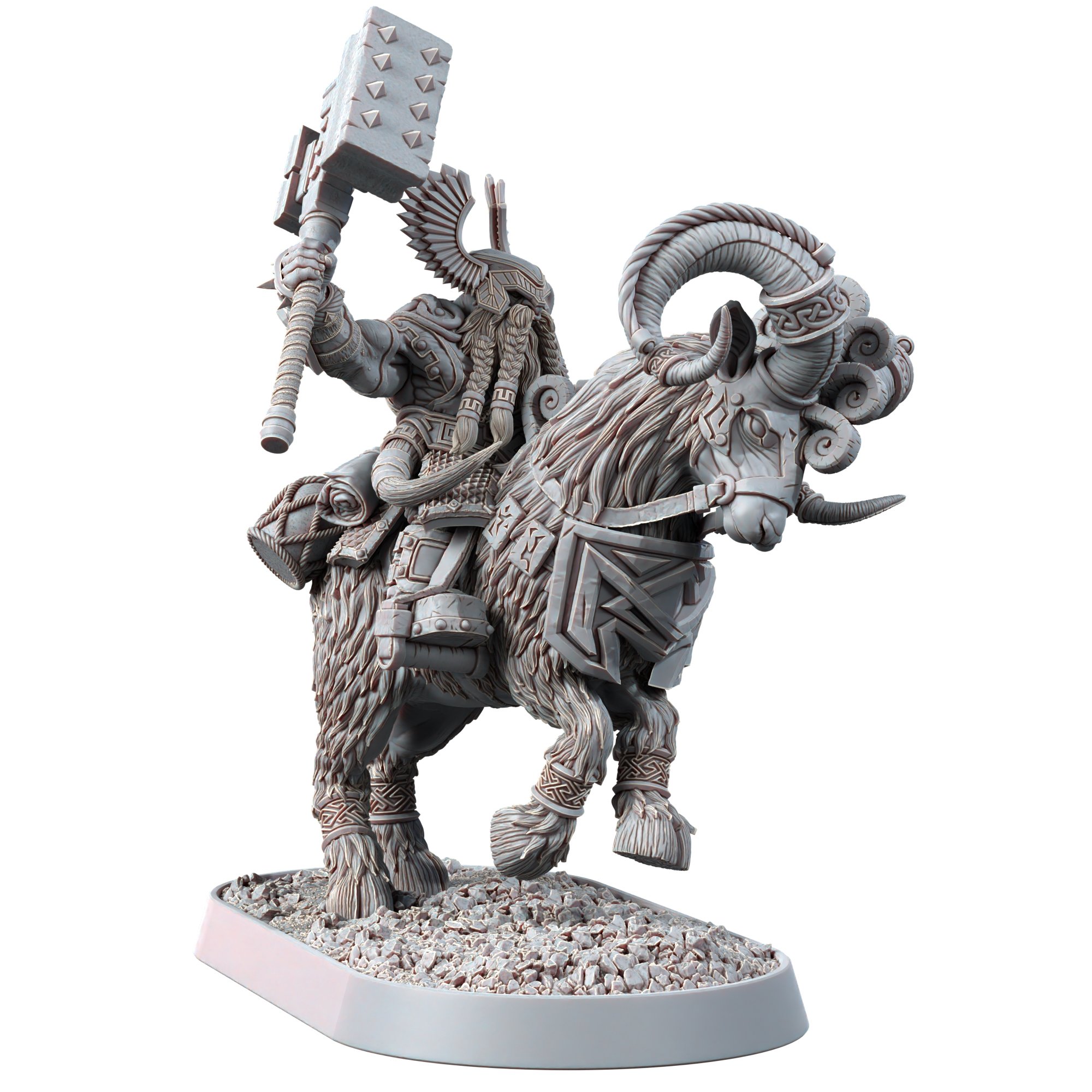 DWARFS - PANDEMONIUM TRAZDAK DARKBANE ON FIRE GOAT