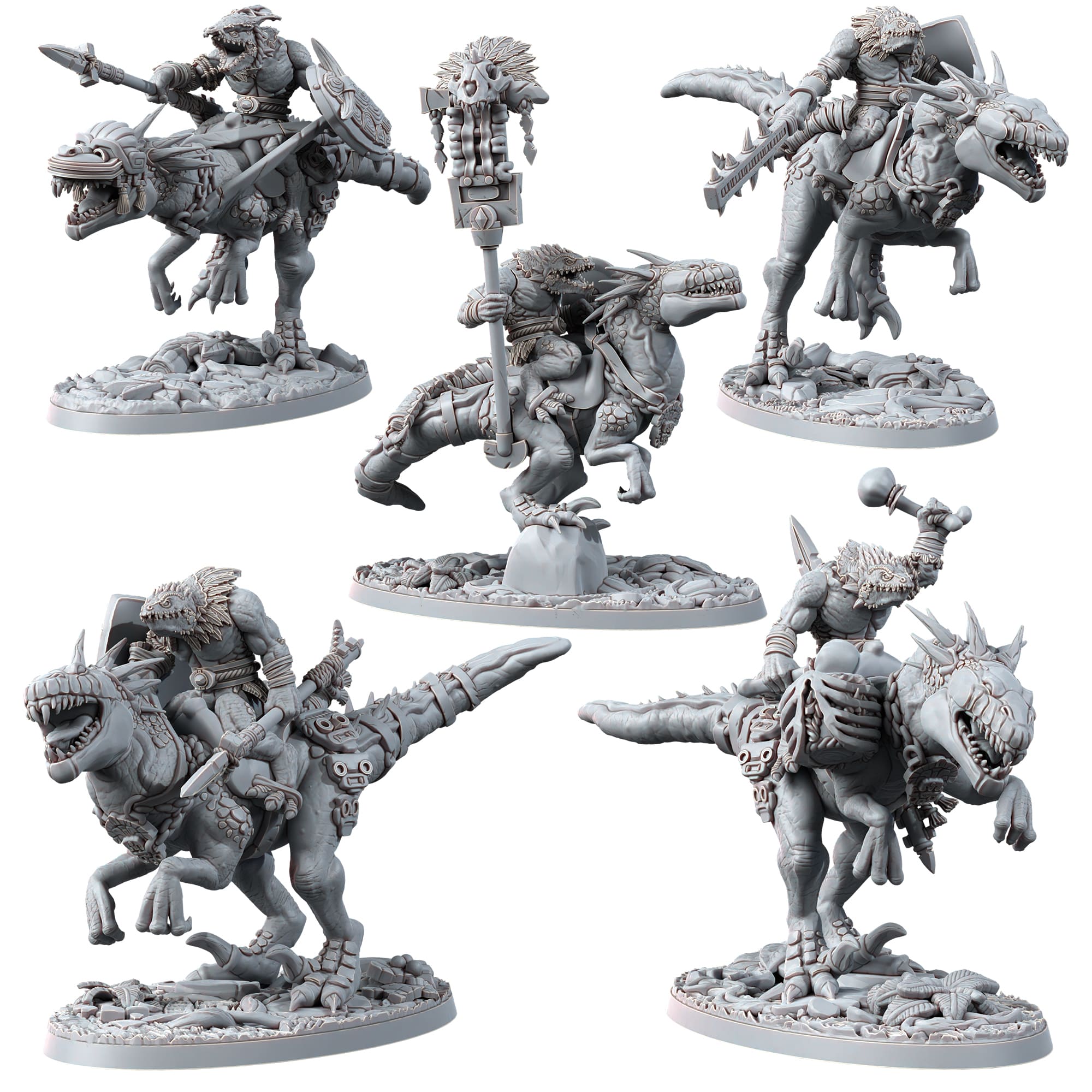 LIZARDMEN – RAPTORS WARRIORS (5U)