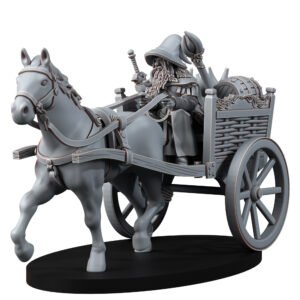 HUMANS - GREY WIZARD ON CARRIAGE