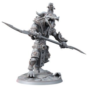 UNDEAD - NOMARCH GUARDIAN APEDEMAK WITH TWO-HANDED WEAPONS