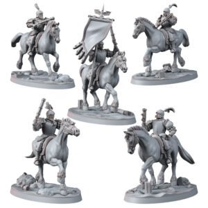 HUMANS - MOUNTED PISTOLIERS HANDGUNNERS V2 (5U)