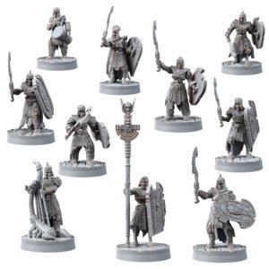 SKELETONS - PYRAMIDS GUARDS WITH SWORDS (10U)