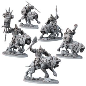 ORCS - BIG GREY WARG RIDERS (5U)
