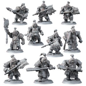 ORCS - GREY WASTE WITH TWO-HANDED WEAPONS (10U)