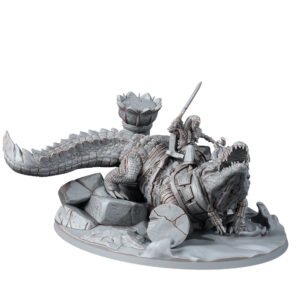 SKELETONS - GOD-KING ON UNDEAD CROCODILE