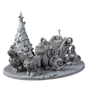 DWARFS - SLEEPING SANTA CLAUS AND HIS LITTLE HELPERS