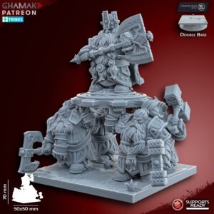 DWARFS - KING ON SHIELD