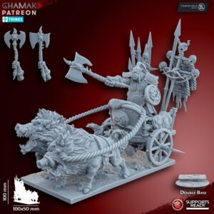 ORCS - CHIEFTAIN ON WILD BOAR CHARIOT