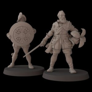 KNIGHTS - GENERAL AND SHIELD BEARER