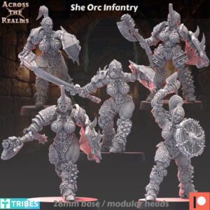 ORCS - DUNGEON LADIES INFANTRY