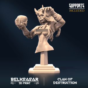 CLAN OF DESTRUCTION - BUST (PIN-UP)