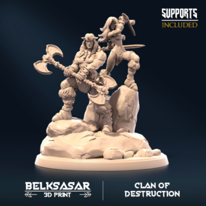 CLAN OF DESTRUCTION - KOLNGAN AND ANYA CLANMASTGERS