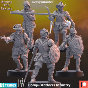 HUMANS - CONQUISTADORES INFANTRY (10U)